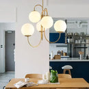 GobekUsa Glass Balls Chandelier Pendant Light for Living Dining Room