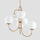 GobekUsa Glass Balls Chandelier Pendant Light for Living Dining Room