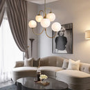 GobekUsa Glass Balls Chandelier Pendant Light for Living Dining Room