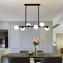 GobekUsa Glass Balls Chandelier: Stylish Suspension Lighting for Dining Room, Kitchen, and Office