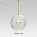 GobekUsa Glass Bubble Ball LED Chandelier Mickey Light for Modern Indoor Spaces