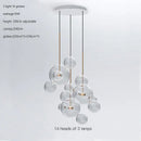 GobekUsa Glass Bubble Ball LED Chandelier Mickey Light for Modern Indoor Spaces