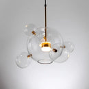 GobekUsa Glass Bubble Ball LED Chandelier Mickey Light for Modern Indoor Spaces