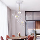 GobekUsa Glass Bubble Ball LED Chandelier Mickey Light for Modern Indoor Spaces