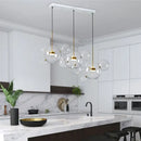 GobekUsa Glass Bubble Ball LED Chandelier Mickey Light for Modern Indoor Spaces