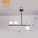GobekUsa Glass Bubble Pendant Light with LED lamp - Angel Candle Holder Statues