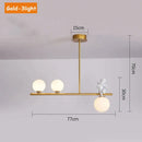 GobekUsa Glass Bubble Pendant Light with LED lamp - Angel Candle Holder Statues