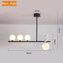 GobekUsa Glass Bubble Pendant Light with LED lamp - Angel Candle Holder Statues