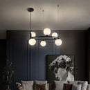 GobekUsa Glass Chandelier G9 Hanging Light for Living Room Bedroom Decor