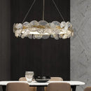 GobekUsa Glass Flower LED Chandelier for Living Room Bedroom Kitchen Dining Ceiling Lights