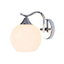 GobekUsa Glass Globe Wall Lamp for Bedroom, Staircase, Hallway, Office - Modern E27 Indoor Fixture