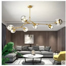 GobekUsa Glass LED Ceiling Chandelier for Kitchen Dining Living Room