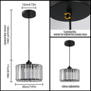 GobekUsa Glass LED Chandelier Ceiling Light Modern Living Dining Room Fixture