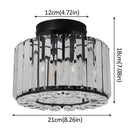 GobekUsa Glass LED Chandelier Ceiling Light Modern Living Dining Room Fixture