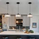 GobekUsa Glass LED Chandelier Ceiling Light Modern Living Dining Room Fixture