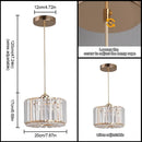 GobekUsa Glass LED Chandelier Ceiling Light Modern Living Dining Room Fixture