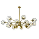 GobekUsa Glass LED Chandeliers: Modern Dining Room Bedroom Living Room Pendant Lights