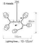 GobekUsa Glass Pendant Lights: Nordic Modern Design for Bar, Dining, Living Room