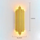 GobekUsa Glass Rod Crystal Wall Sconce: Modern Luxury Bedroom Living Room Light