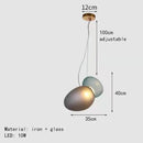GobekUsa Glass Indoor Pendant Lights for Dining Room Kitchen Bar Shop