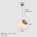 GobekUsa Glass Indoor Pendant Lights for Dining Room Kitchen Bar Shop