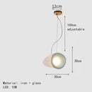 GobekUsa Glass Indoor Pendant Lights for Dining Room Kitchen Bar Shop