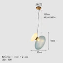GobekUsa Glass Indoor Pendant Lights for Dining Room Kitchen Bar Shop