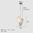 GobekUsa Glass Indoor Pendant Lights for Dining Room Kitchen Bar Shop