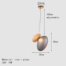 GobekUsa Glass Indoor Pendant Lights for Dining Room Kitchen Bar Shop
