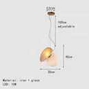 GobekUsa Glass Indoor Pendant Lights for Dining Room Kitchen Bar Shop