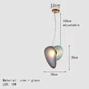 GobekUsa Glass Indoor Pendant Lights for Dining Room Kitchen Bar Shop