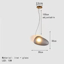 GobekUsa Glass Indoor Pendant Lights for Dining Room Kitchen Bar Shop