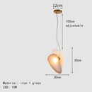 GobekUsa Glass Indoor Pendant Lights for Dining Room Kitchen Bar Shop