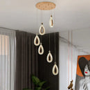 GobekUsa Heart LED Chandelier Modern Luxury Restaurant Villa Living Room