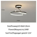 GobekUsa Heart Line LED Chandelier for Bedroom and Living Room