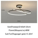 GobekUsa Heart Line LED Chandelier for Bedroom and Living Room