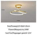 GobekUsa Heart Line LED Chandelier for Bedroom and Living Room
