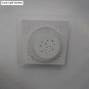 GobekUsa Modern LED Starry Flush Mount Wall Light in White: Triangle, Rhombus & Star Design for the Bedroom