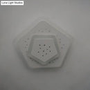 GobekUsa Modern LED Starry Flush Mount Wall Light in White: Triangle, Rhombus & Star Design for the Bedroom