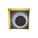 GobekUsa Modern LED Starry Flush Mount Wall Light in White: Triangle, Rhombus & Star Design for the Bedroom