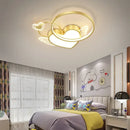 GobekUsa Heart Shape LED Ceiling Light for Girls Room, Bedroom, or Children's Room