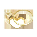 GobekUsa Heart Shape LED Ceiling Light for Girls Room, Bedroom, or Children's Room
