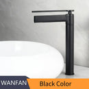GobekUsa Brass Deck Mounted Basin Faucet Single Handle Hot Cold Mixer for Bathroom Sink