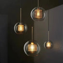 GobekUsa Glass Pendant Lights: Nordic Style Dining Kitchen Bedroom Lighting Fixtures