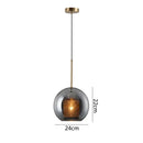 GobekUsa Glass Pendant Lights: Nordic Style Dining Kitchen Bedroom Lighting Fixtures
