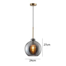 GobekUsa Glass Pendant Lights: Nordic Style Dining Kitchen Bedroom Lighting Fixtures