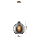 GobekUsa Glass Pendant Lights: Nordic Style Dining Kitchen Bedroom Lighting Fixtures