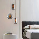 GobekUsa Glass Pendant Lights: Nordic Style Dining Kitchen Bedroom Lighting Fixtures