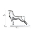 GobekUsa Horse Resin Sculpture Modern Desk Decoration Ornaments Room Decor Aesthetics