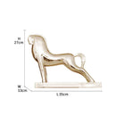 GobekUsa Horse Resin Sculpture Modern Desk Decoration Ornaments Room Decor Aesthetics